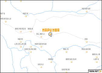 map of Mapumba