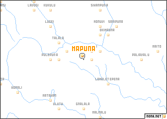 map of Mapuna