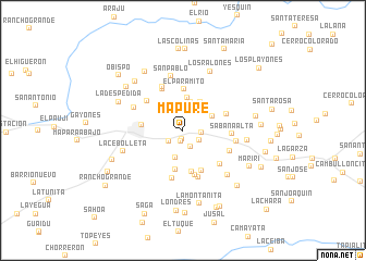 map of Mapure