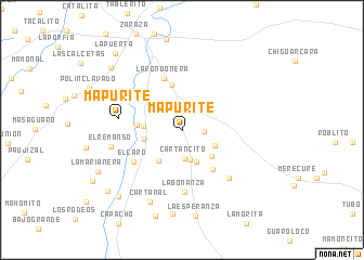 map of Mapurite