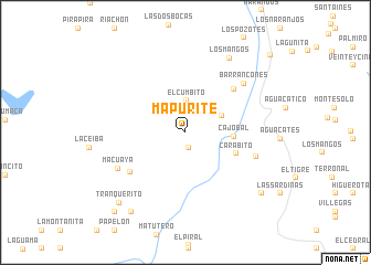 map of Mapurite