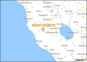 map of Maputingbato