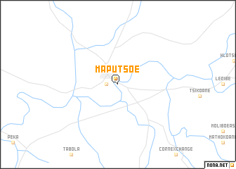 map of Maputsoe