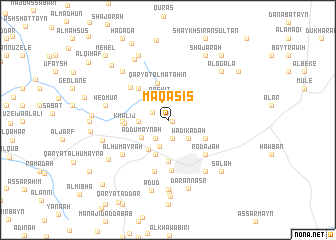 map of Maqāşīş