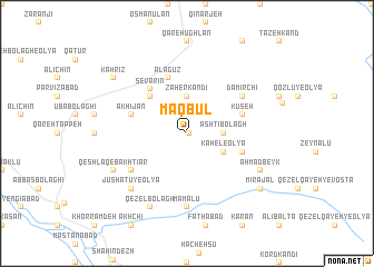 map of Maqbūl