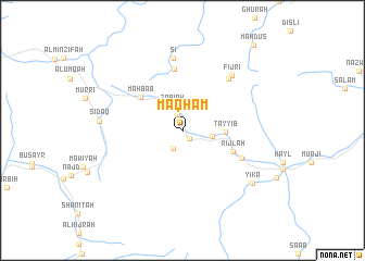 map of Maqham