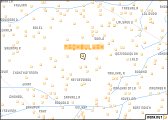 map of Maqhbūlwāh
