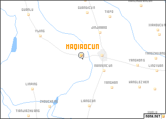 map of Maqiaocun