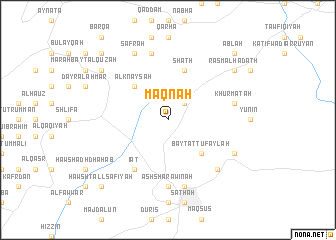 map of Maqnah