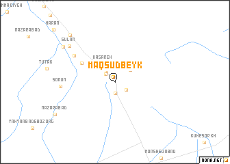 map of Maqşūd Beyk