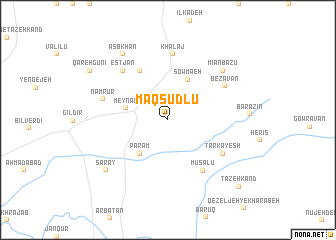 map of Maqşūdlū