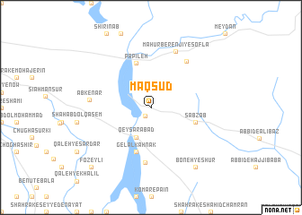 map of Maqşūd