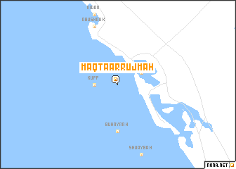 map of Maqţa‘ ar Rujmah