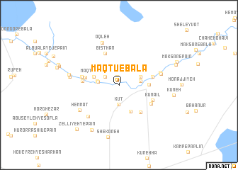 map of Maqţu‘-e Bālā