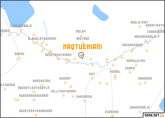 map of Maqţū‘-e Mīānī