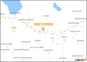 map of Maqţū‘-e Pā\