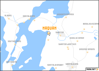 map of Maquam