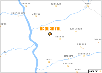map of Maquantou