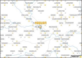 map of Ma Quan