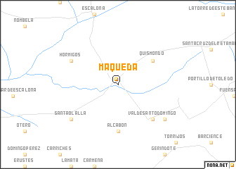 map of Maqueda