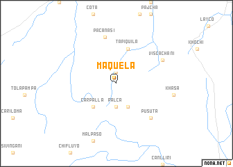 map of Maquela