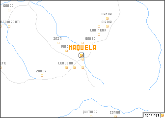 map of Maquela