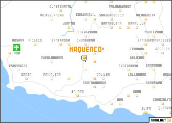 map of Maquenco