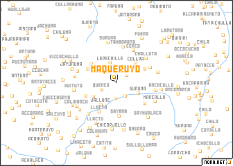 map of Maqueruyo