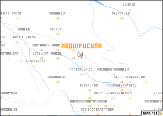 map of Maquifucuna