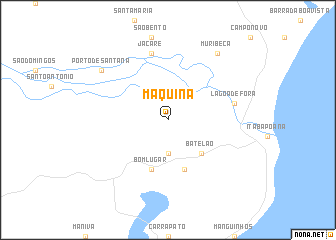 map of Máquina