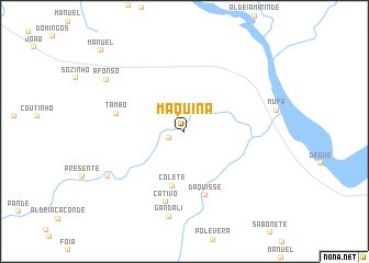 map of Máquina