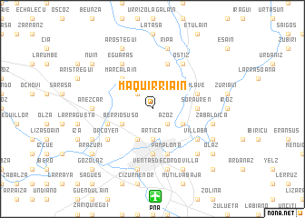 map of Maquirriain