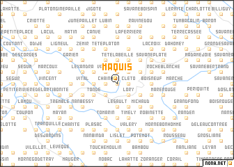 map of Maquis