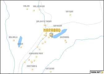 map of Marābād