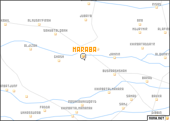 map of Ma‘rabā