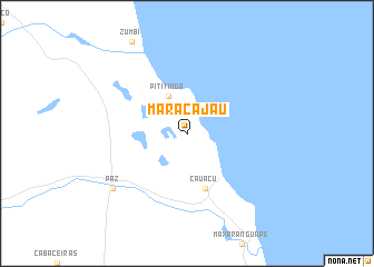 map of Maracajaú