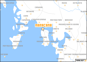 map of Maracanã