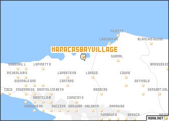 map of Maracas Bay Village