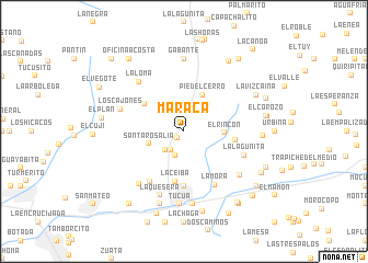 map of Maraca