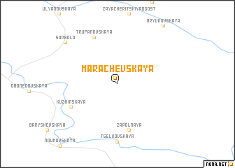 map of Marachevskaya