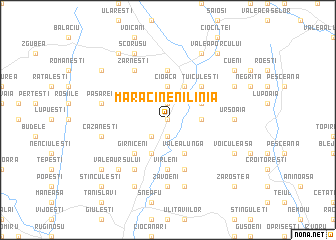 map of Mărăcineni-Linia