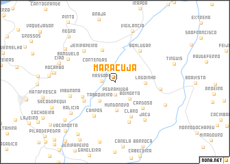 map of Maracujá