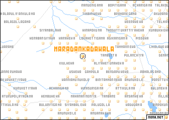 map of Maradankadawala