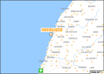 map of Maradiona