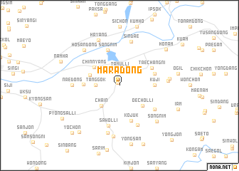 map of Mara-dong