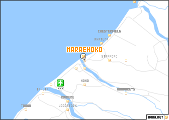 map of Maraehoko