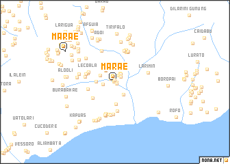 map of Marae