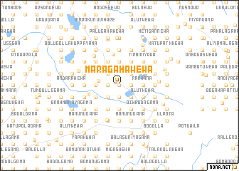 map of Maragahawewa