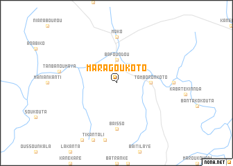 map of Maragoukoto