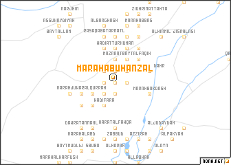 map of Marāḩ Abū Ḩanz̧al